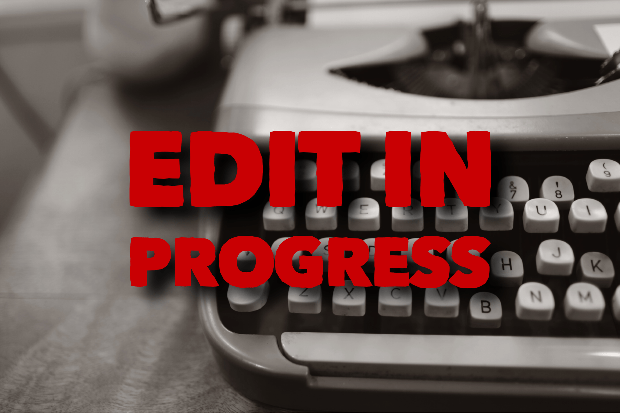 Book update: round 3 edits almost finished.