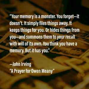 John Irving “A Prayer for Owen Meany” quote